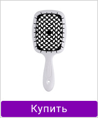 Расческа Superbrush Janeke SMALL черно-белая
